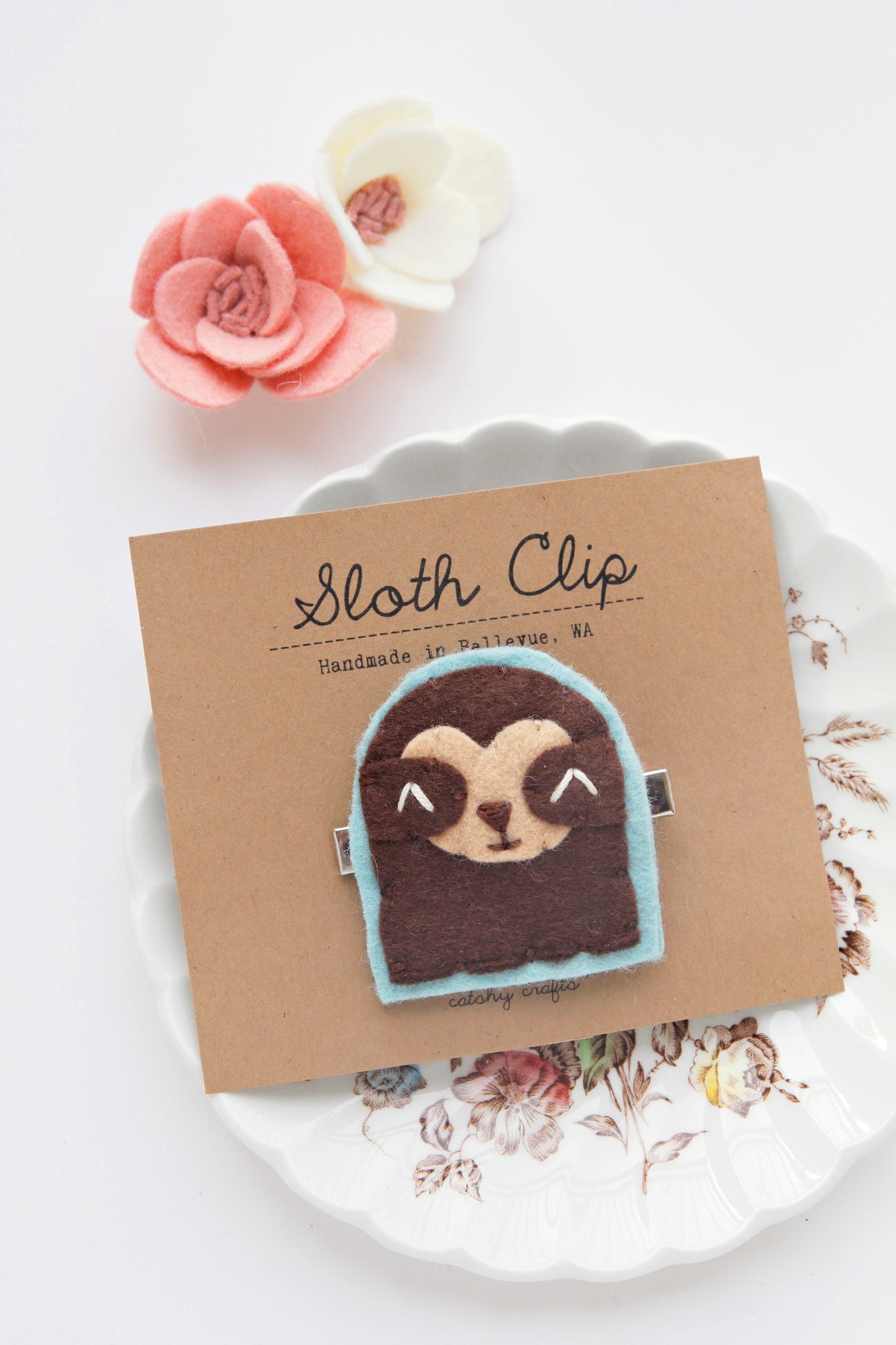Sloth Hair Clip