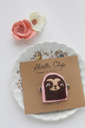 Sloth Hair Clip