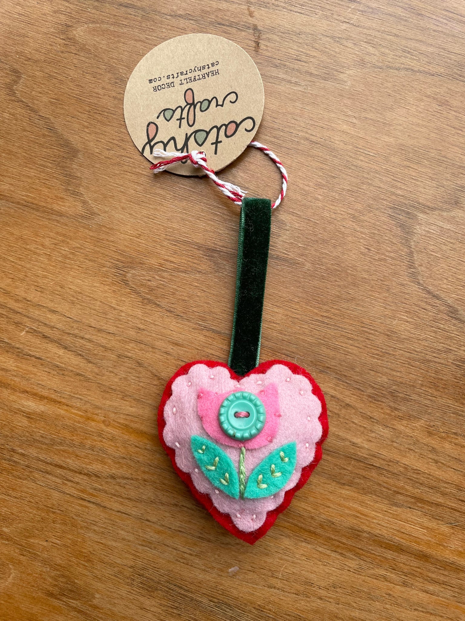 Embroidered Puffed Heart ❤️ Ornaments (2025)