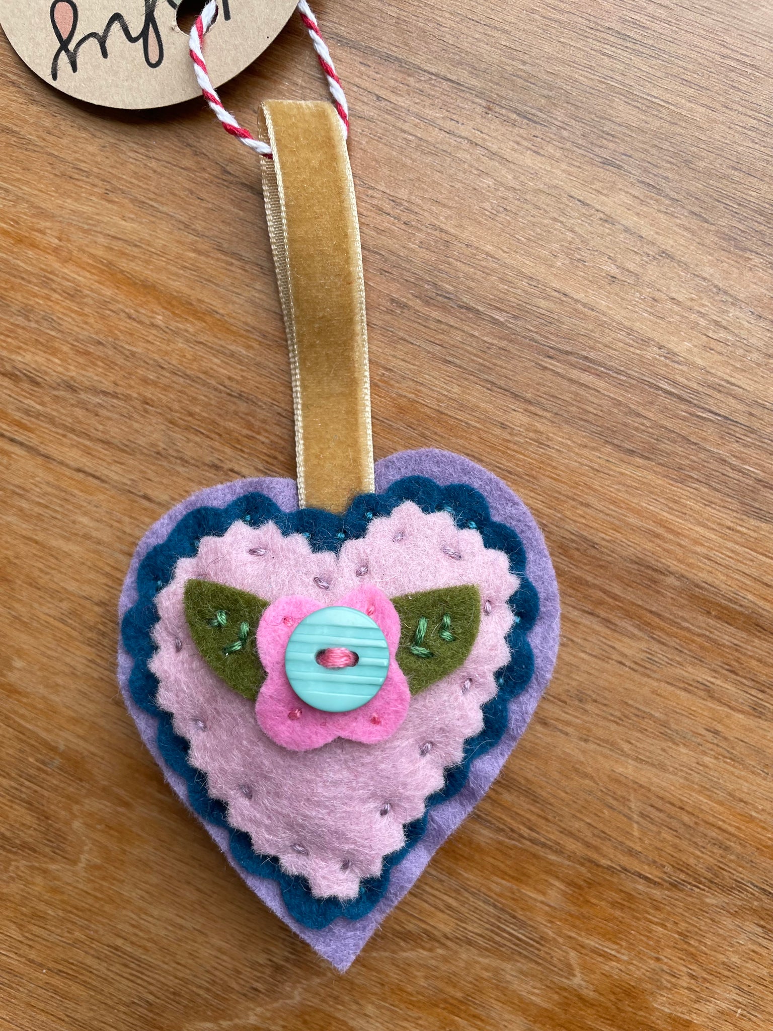 Embroidered Puffed Heart ❤️ Ornaments (2025)