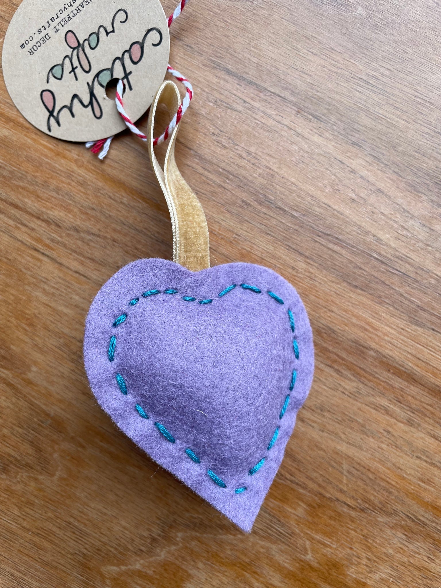 Embroidered Puffed Heart ❤️ Ornaments (2025)