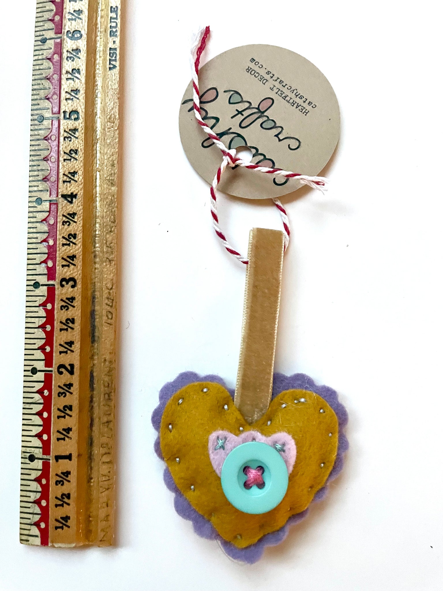 Embroidered Puffed Heart ❤️ Ornaments (2025)