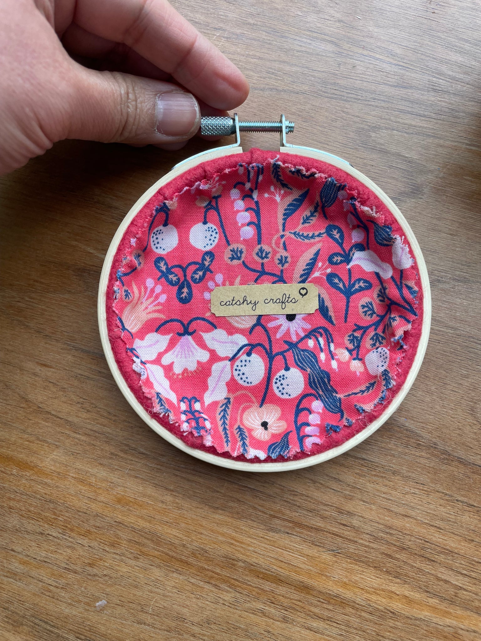 "Holly Jolly" Dog Hoop Ornament with Jingle Bell