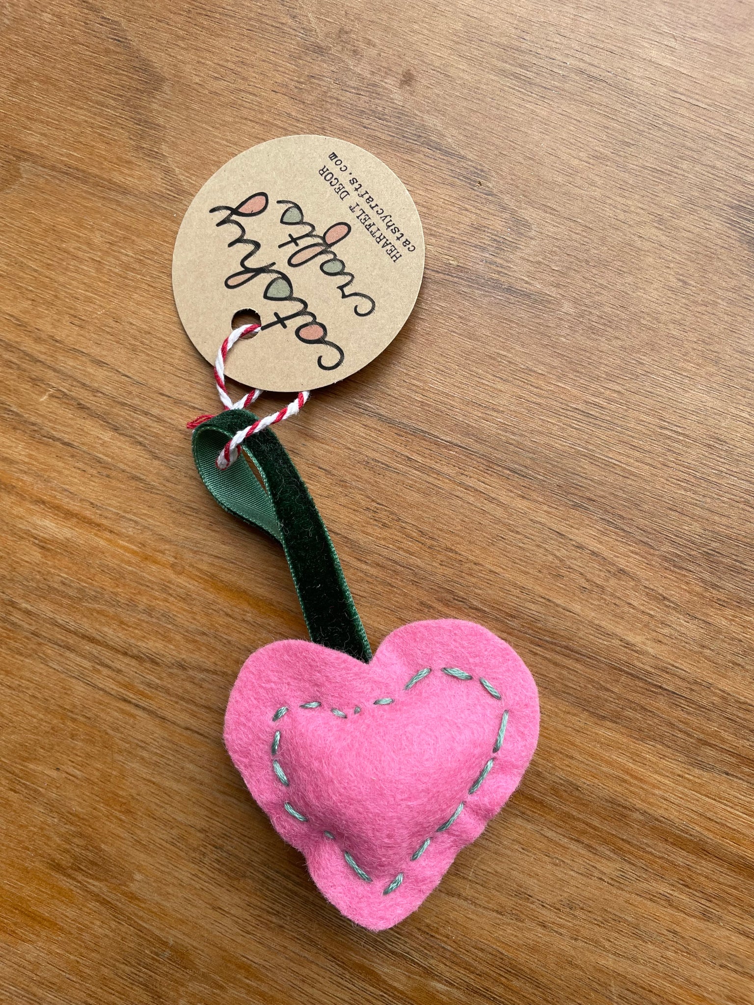 Embroidered Puffed Heart ❤️ Ornaments (2025)