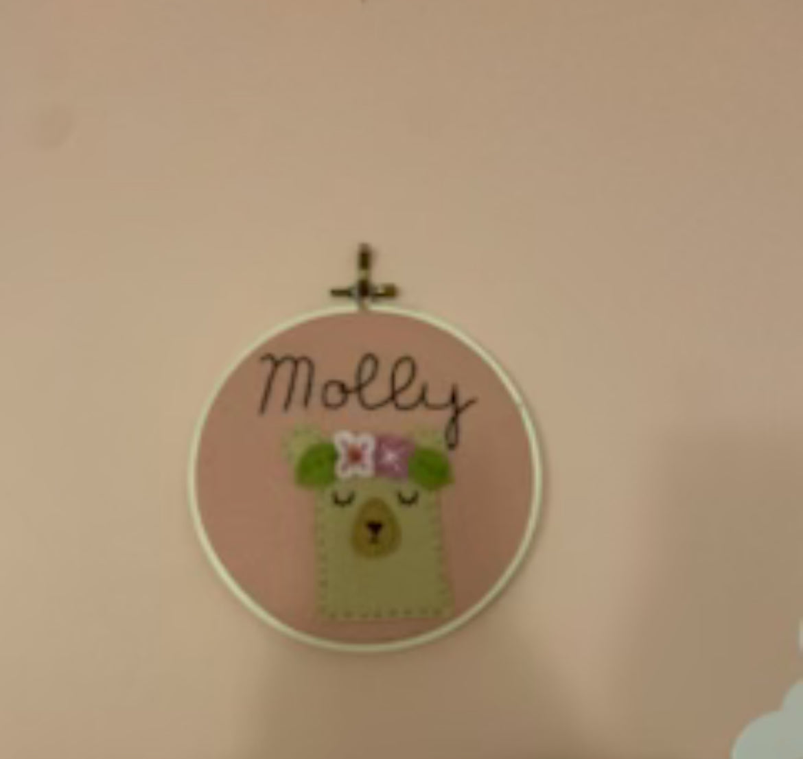 Custom Personalized Fox Hoop For Colin
