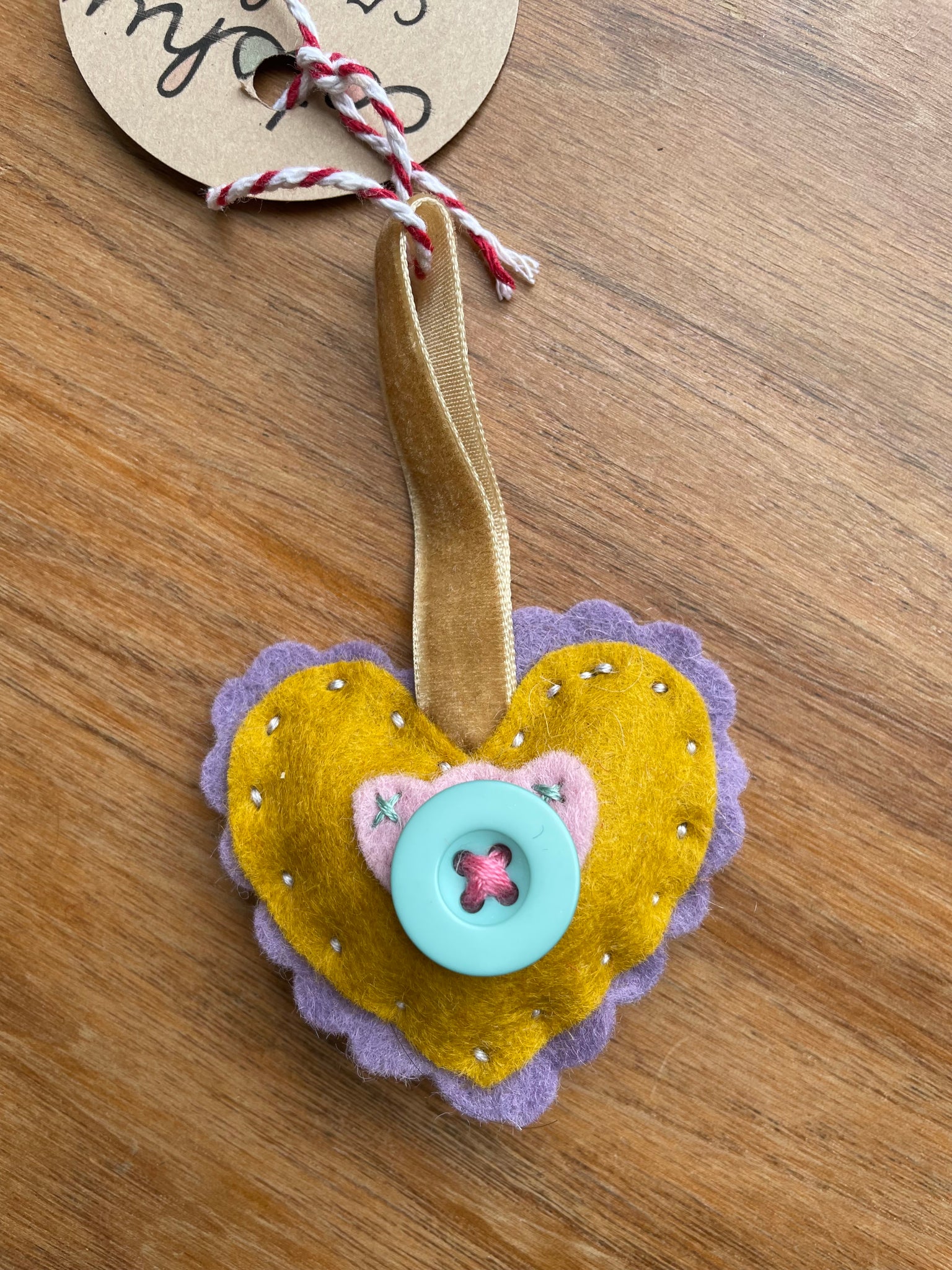 Embroidered Puffed Heart ❤️ Ornaments (2025)