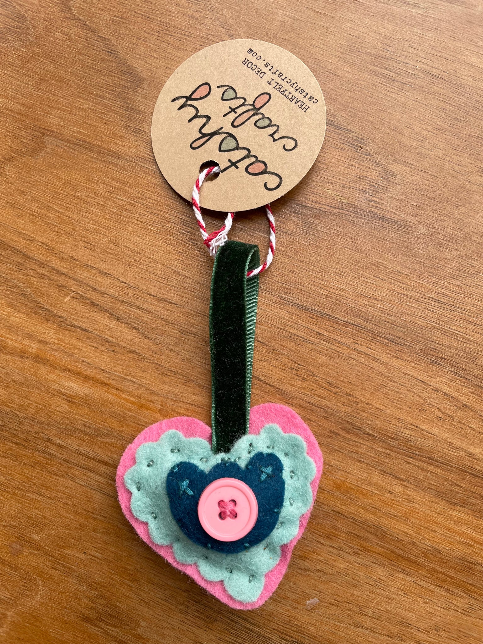 Embroidered Puffed Heart ❤️ Ornaments (2025)