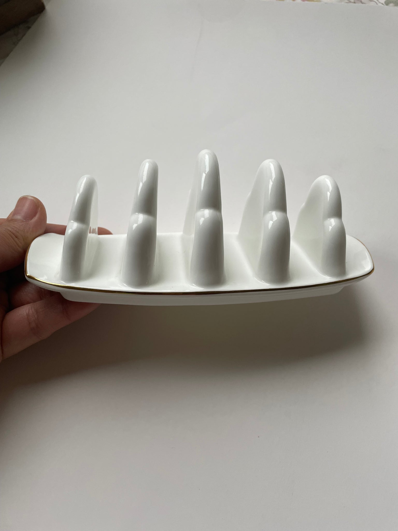 Vintage Toast Holder by Royal Tara