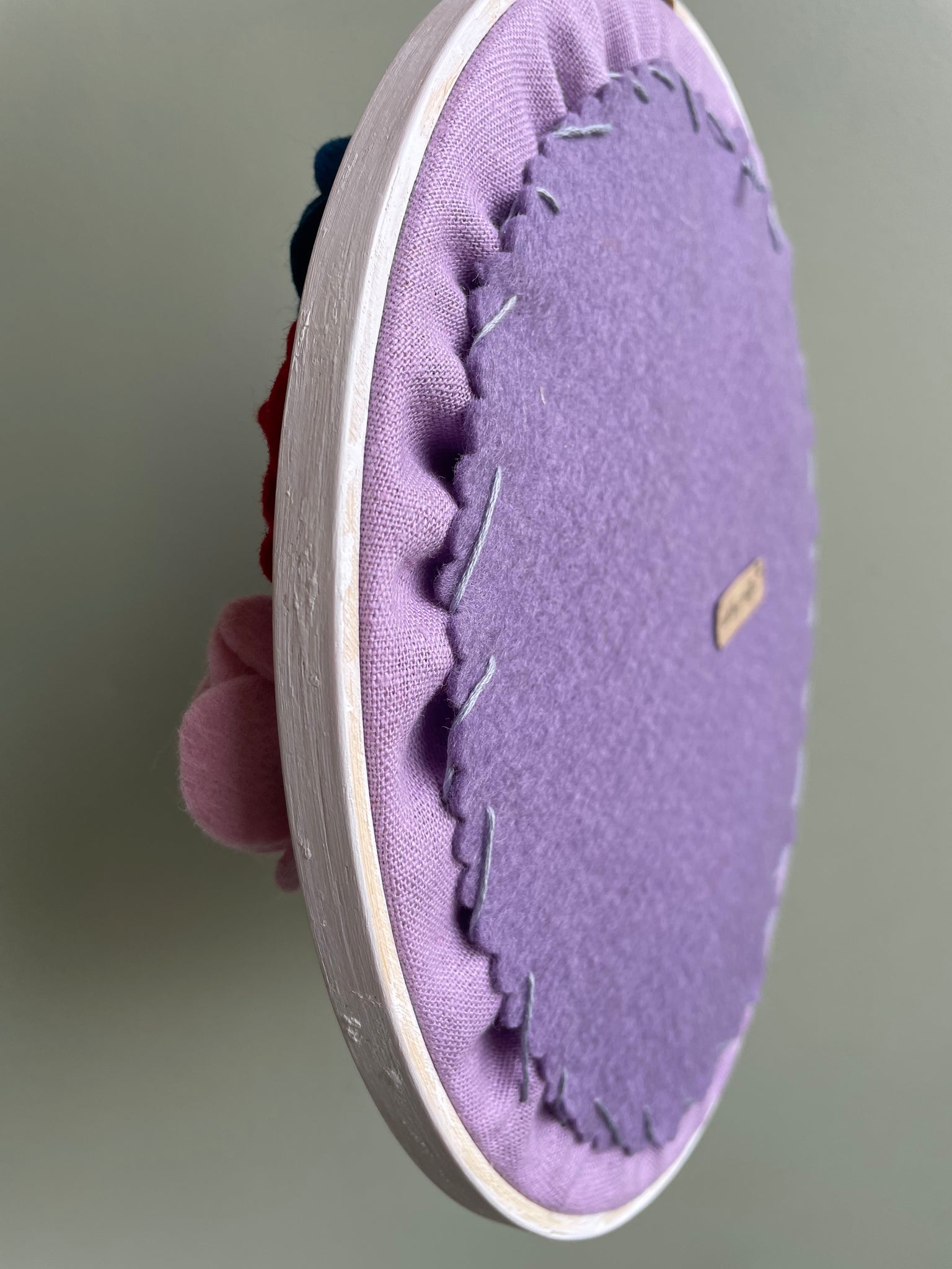 The Mountain Is Out - custom 10-inch hoop for Nora