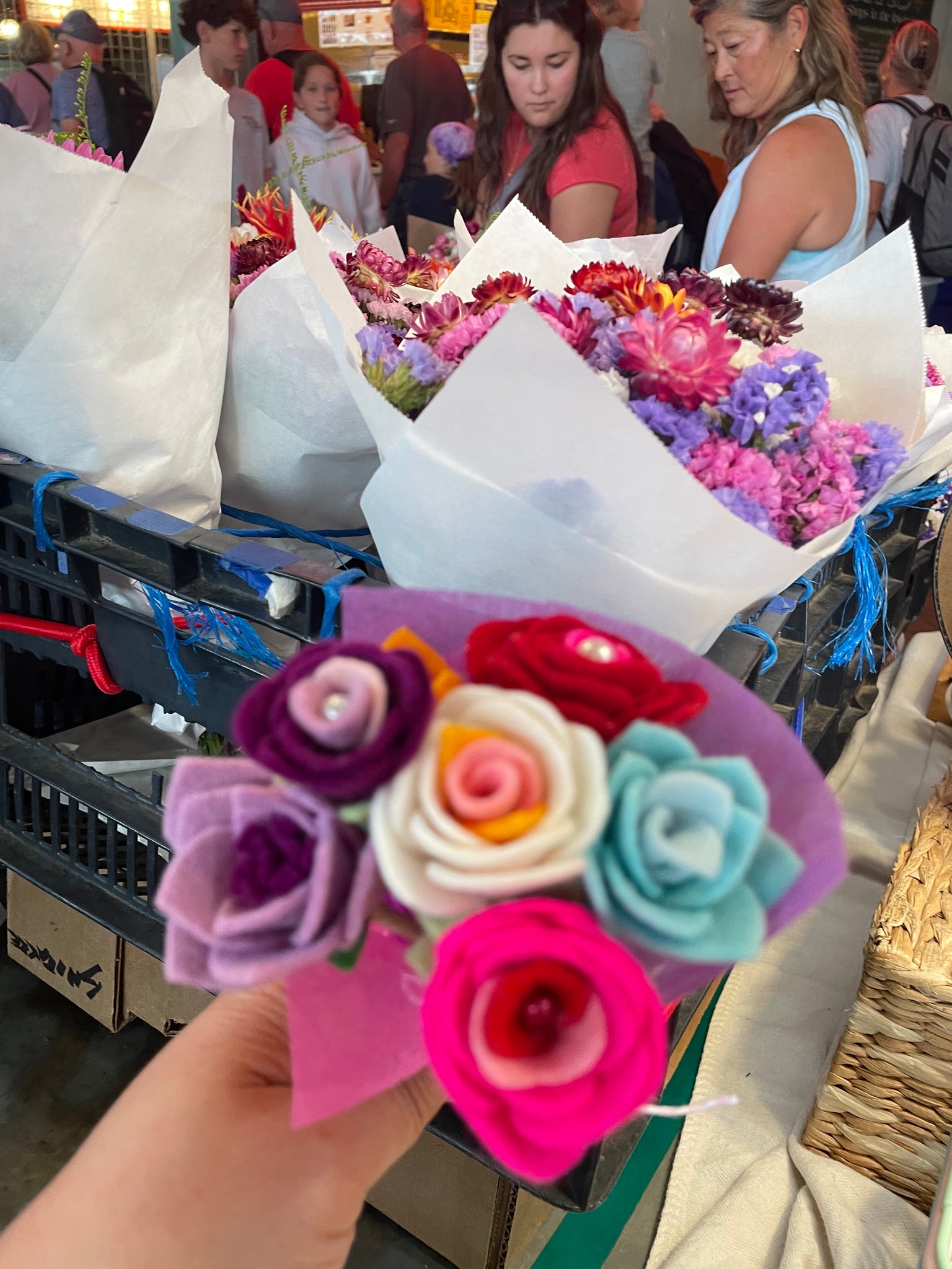 7 flower bouquet for Jo