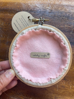Pike Place Market Piggy Original Felt Art