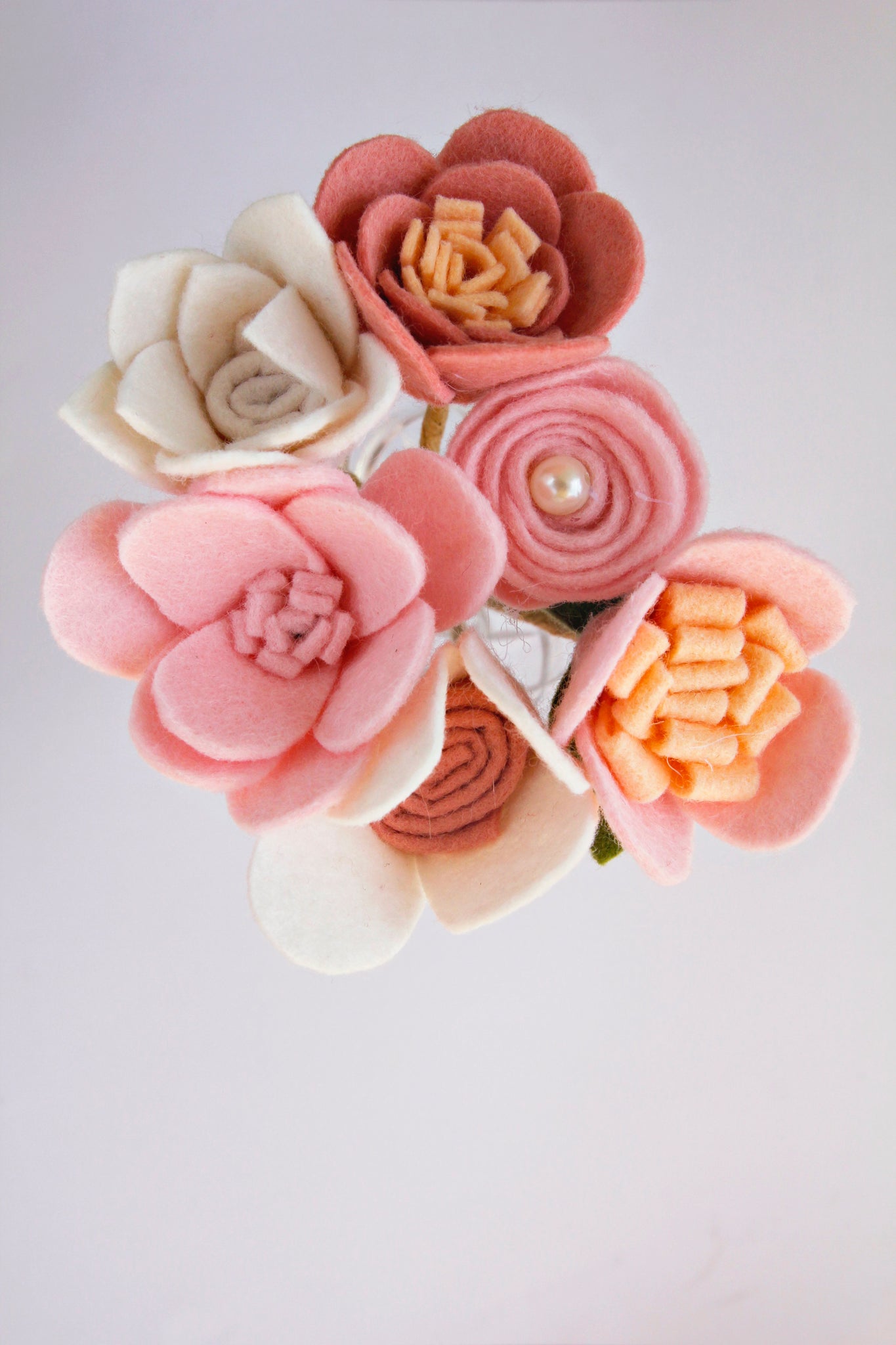Felt Flower Bouquet – Catshy Crafts